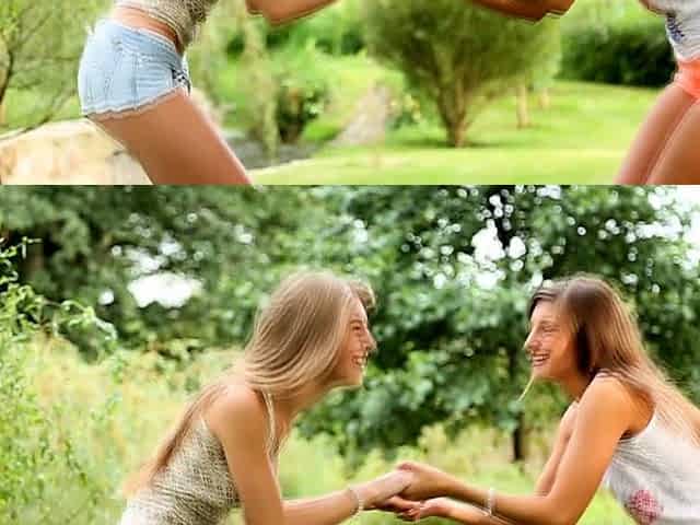 Lisa stunning amateur blonde teen public flashing