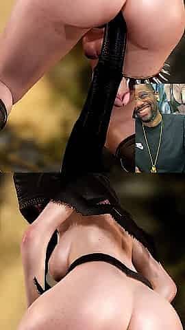 This Thicc Booty Creed Transgender Jerking Off And Bouncing On A BBC Sex toy