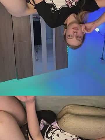 Large rimming anal