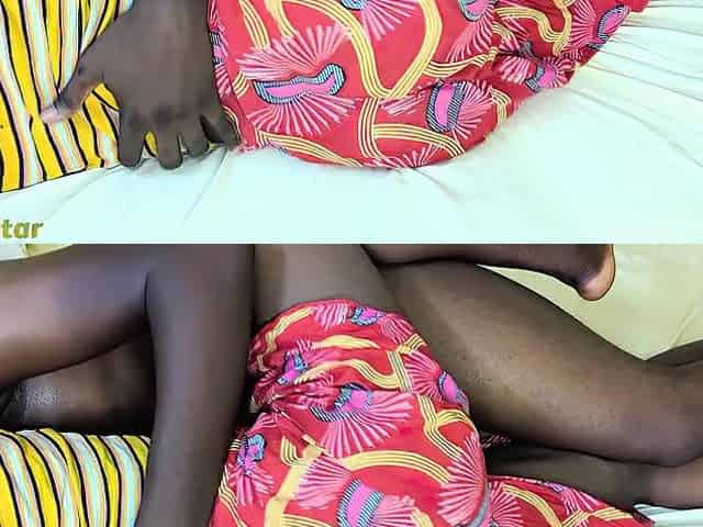 A youthful Afro maid looks horny about being screwed by her boss
