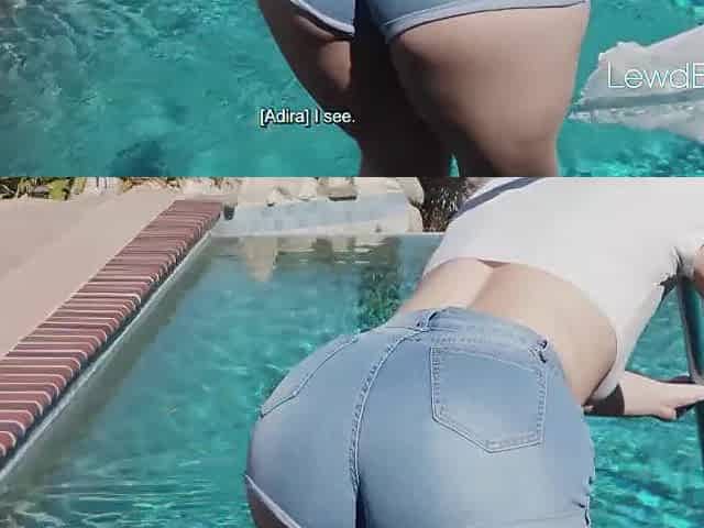 Pair Tag The Large Ass Pool Gal - Adira Allure, Jason Sarconelli