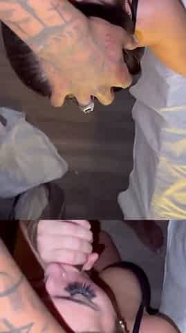 POV hardcore interracial blowjob