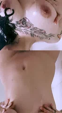 Close up cock jerking solo