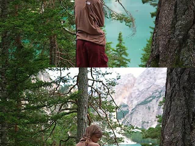 Nature inspired us and we couldn't resist. Kisses. touches, anything felt right in that pont of time.