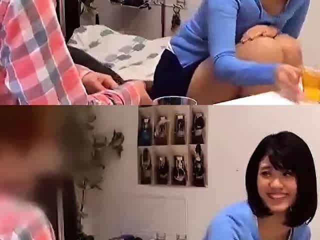 Fingering teen Japanese cunt
