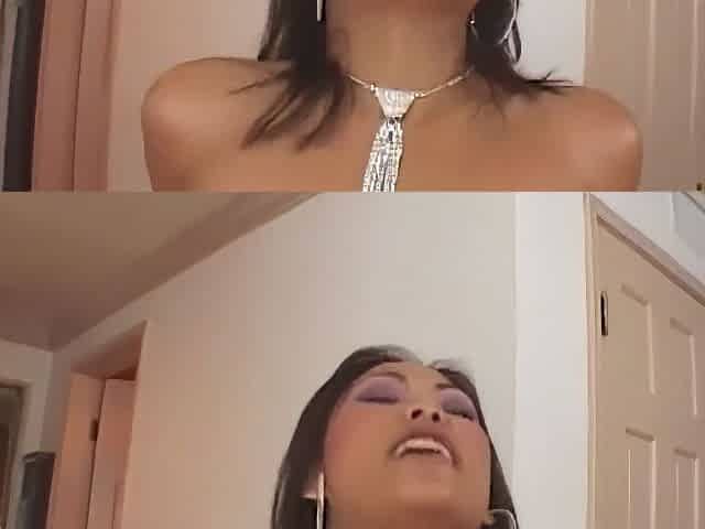 An Asian Lady Being Spanked And Having Reverse Cowgirl Sex Makes Her Unable To Contain Her Groans