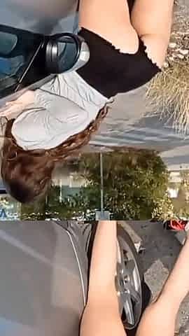 18yo Dreamed Sex in Car BJ Fuck Facial