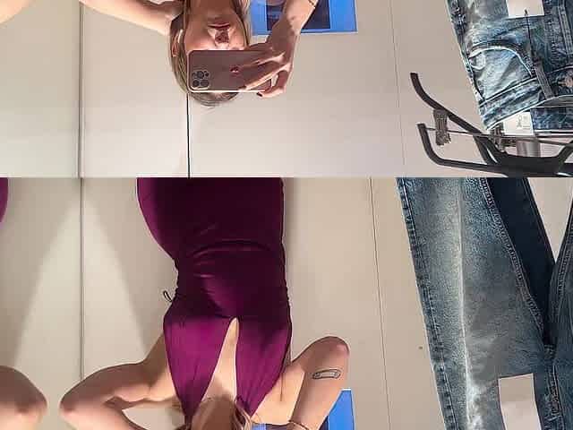 Zara Try on Haul Hawt beauty in a Changing room