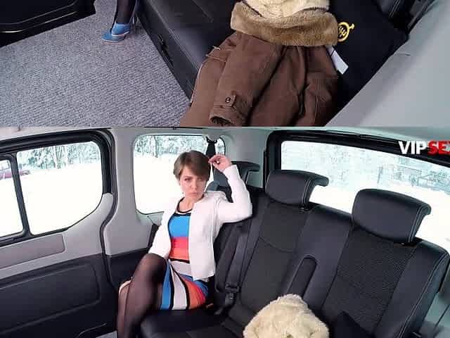 Sasha Zima Cowgirl And Doggy In Stuck Luxury Car - VIP SEX VAULT