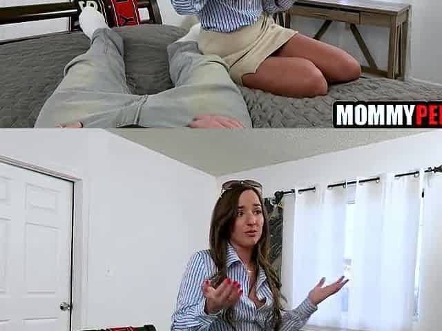 Nurse Step Mother Examines Step Son's Ramrod