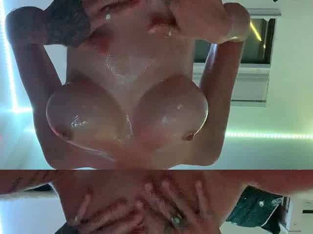 Slutty amateur flashing her big boobs in the backseat