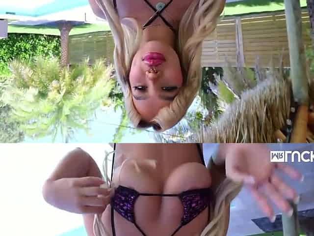 Blonde Hops On Cock After Jacking It Off With Luna Luxe
