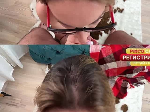 Unfathomable oral job and oil titfuck from the coach.