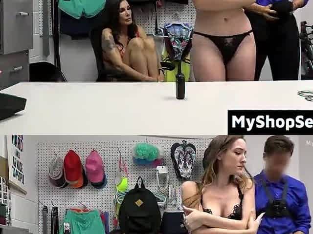 Caught Stealing Doxy Shay and Doxy Stepdaughter Everly Take Schlong Jointly - Myshopsex