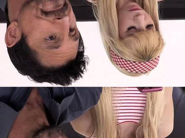 Sexy blonde teen blowjob and gangbanged then creampied