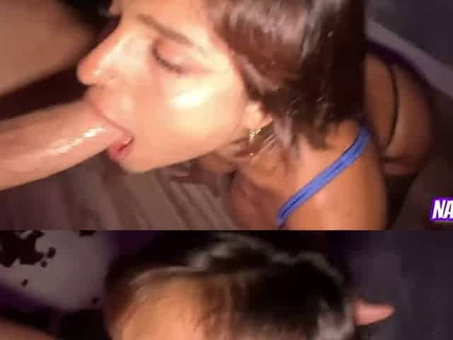 Nadia Rey smoking sucking and gets fucked