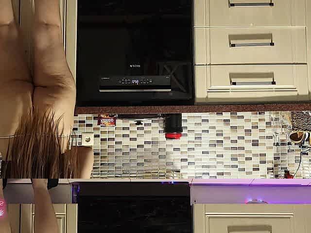 Hawt sexy angel is cooking in the kitchen part three