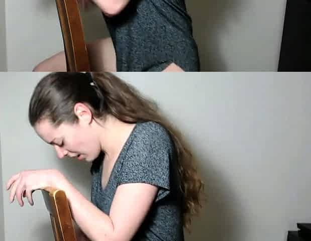 HUGE BBC Dildo Chair Riding