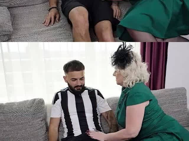 A voluptuous German woman of a certain age finds a younger