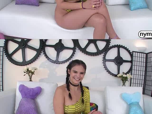NYMPHO Adorable Violet Starr's backdoor creampie
