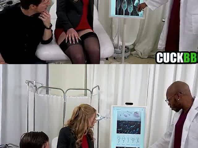 Cuckold Watching Hawt Wife Drilled By Fertility Doc