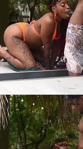 Poolside Quickie Premium: Honeydippedc
