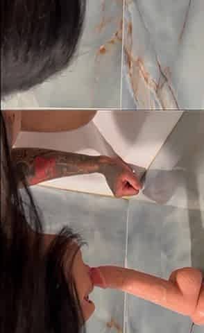 Suctioning a Dildo to the Shower Wall Was so Much Fun Tonight. I Love How Wet I Got and Fucked It Till I Exploded. Delicious.