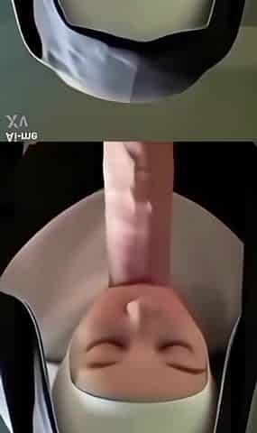 AI-generated nun has sex and blows a large dick