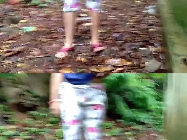 Drilled dad step sister on highway underneath the bridge