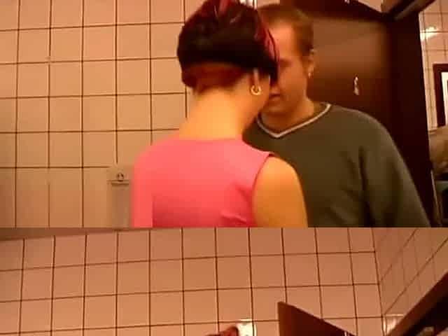 Nice German Smoking series10 Fastfood Toilet fuck