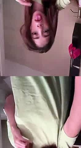 Petite small tit babe with perfect pussy masturbates
