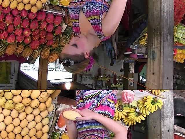 Large Mango Masturbation in Thailand!