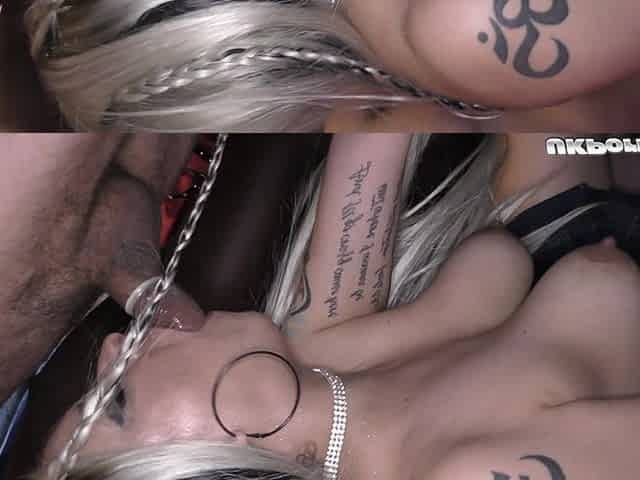 Stunning Luiza and Sunflower Enjoy a Hot Gangbang Fuck Party