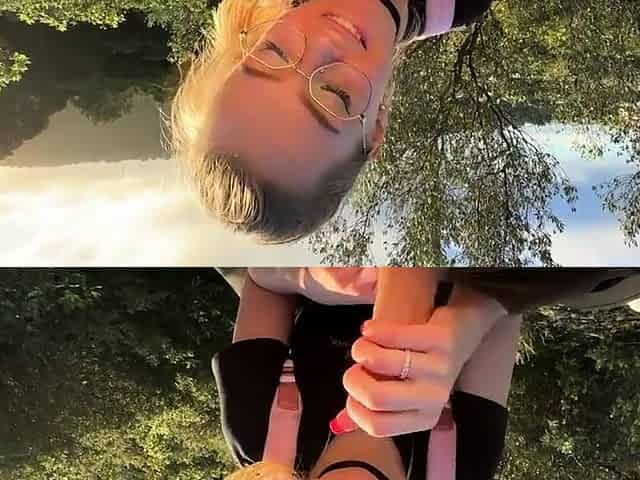 Strangers Join Us for a Public Blowjob