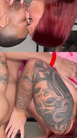 Pretty BBW with Huge Boobs Cheats on Boyfriend and Fucks BBC