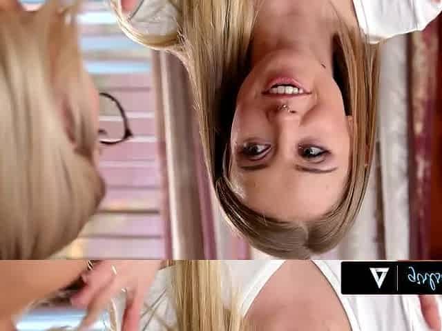 GIRLSWAY - Wicked Tiny Haley Reed Teaches Bestie Emma Hix How To Masturbate Instead Of Homeworks