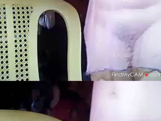 Asian MILF Teases on Webcam in Panties
