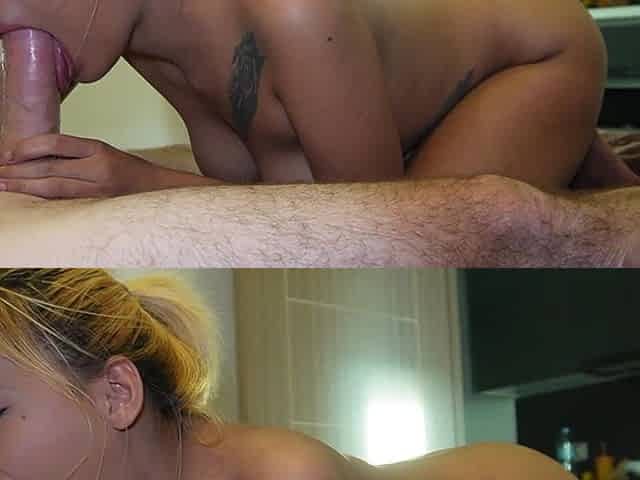 Blonde Young Asian Fan of Deepthroat Come Get Creampie