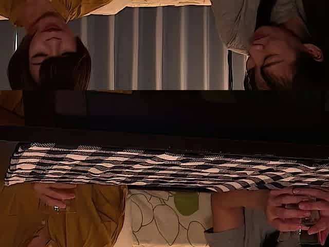 Japanese MILF fingers a naughty lesbian slut