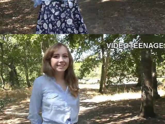 amateur teen does 1st porn casting