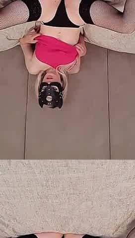 Hot Blonde with Perfect Tits Has Fun with Her Pussy. Part I