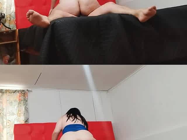 Hot Ass Rides Her Lover's Cock