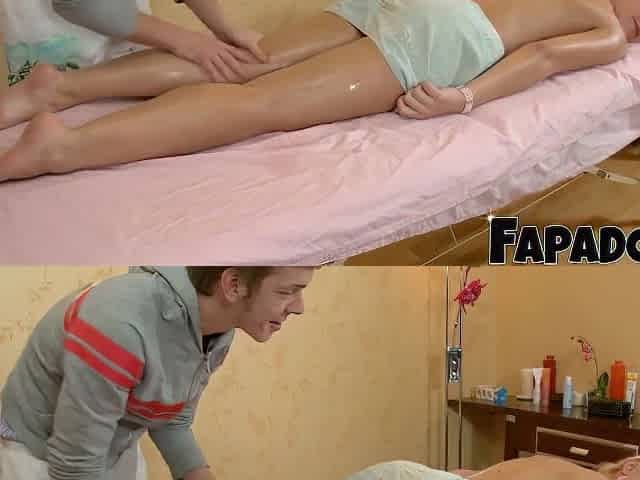 4k Blonde Stepdaughter Did Not Expect This Type Of Massage!