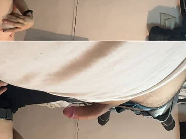 Young Friend with Big Tits and Perfect Ass Gives Blowjob and Fucks in Bed Until She Gets Creampie