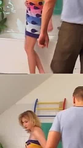 Cum Covered Tits After Hardcore Fuck