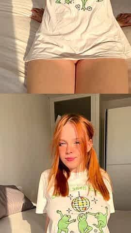 Great Big Boobs On Masturbating Redhead