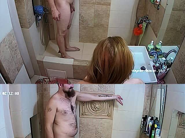 small immature shower trio