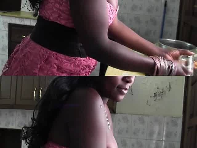 This MARRIED BLACK slut forgot her HUBBY