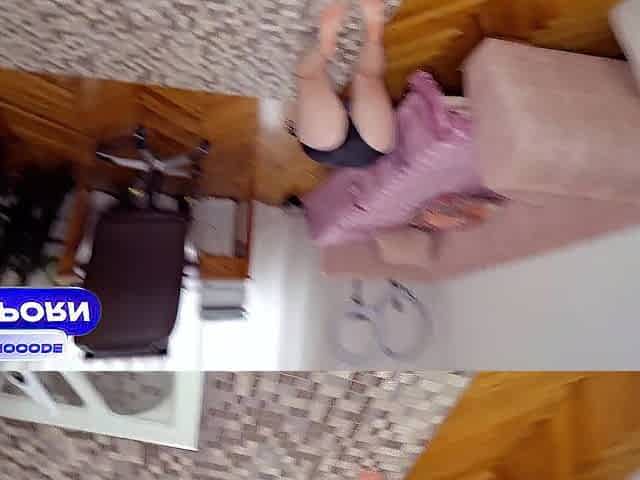 This babe's stuck everywhere! A clumsy beauty needs to get a GIANT COCK!