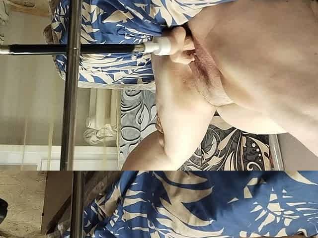 A Sex Machine Fucks a Mother-in-law's Juicy Pussy